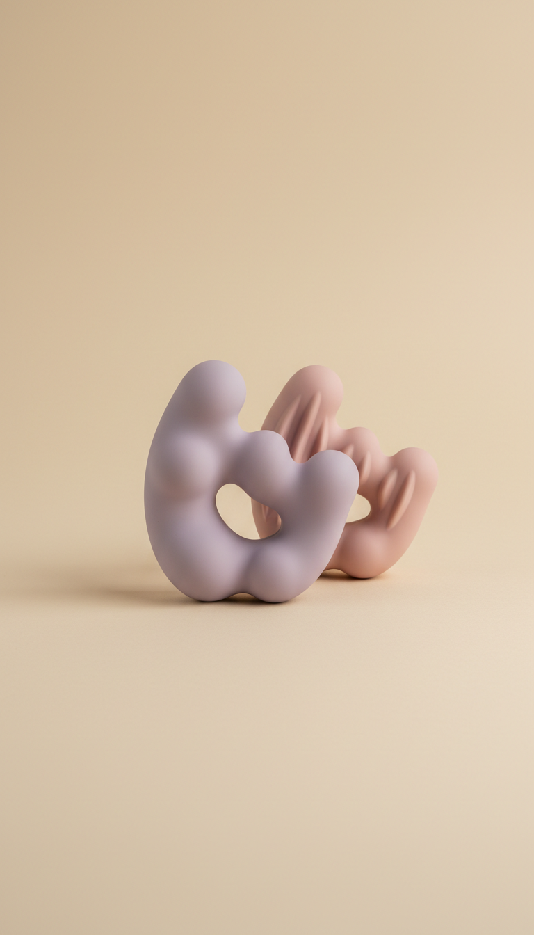 Ergonomic Silicone Massager for Tension Relief