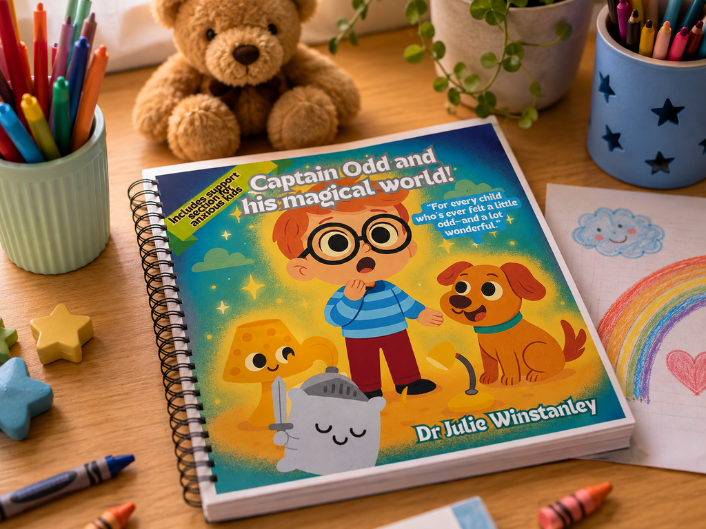 Captain Odd & His Magical Adventure | Children’s Anxiety Story & Activity Book by Dr Julie (Digital download)