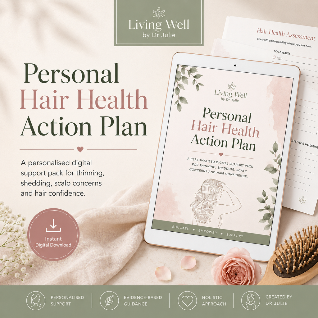 Dr Julie's 'Personalised Hair Health Action Plan'