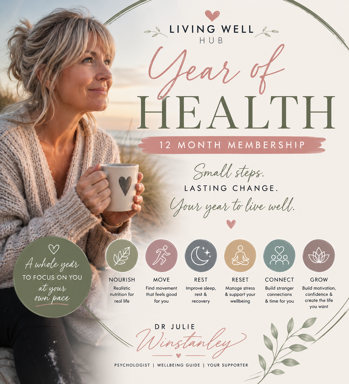 Living Well Year of Health – 12 Months of Support for Lasting Change